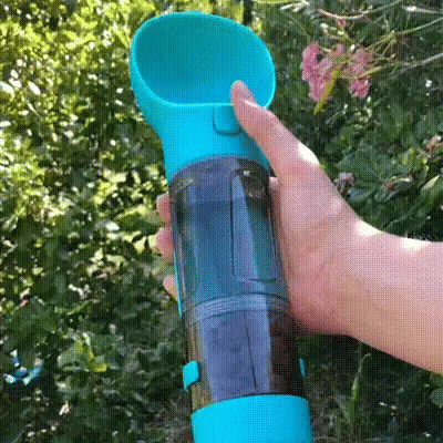 Bouteille portable 4-en-1 pour chien